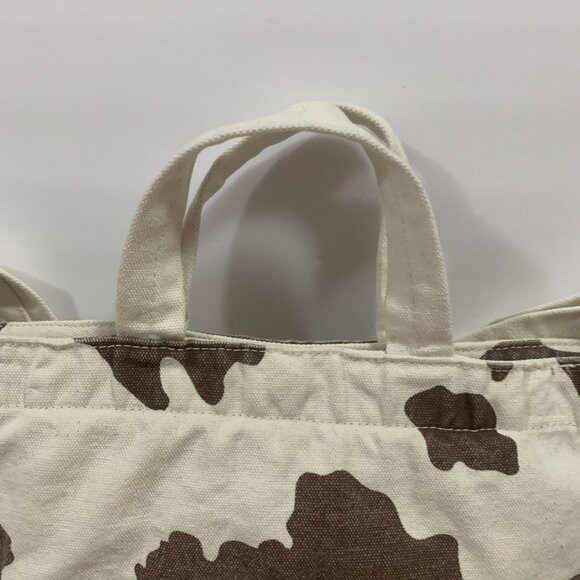 Baggu Canvas Cow Print Horizontal Duck Tote Bag Crossbody - Picture 5 of 11